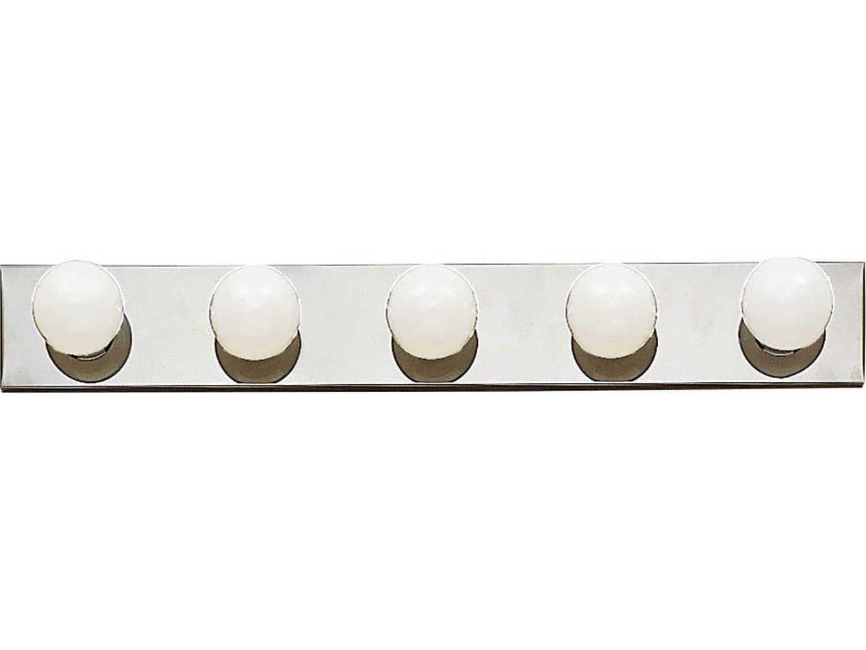 Kichler 5-Light Chrome Glass Vanity Light