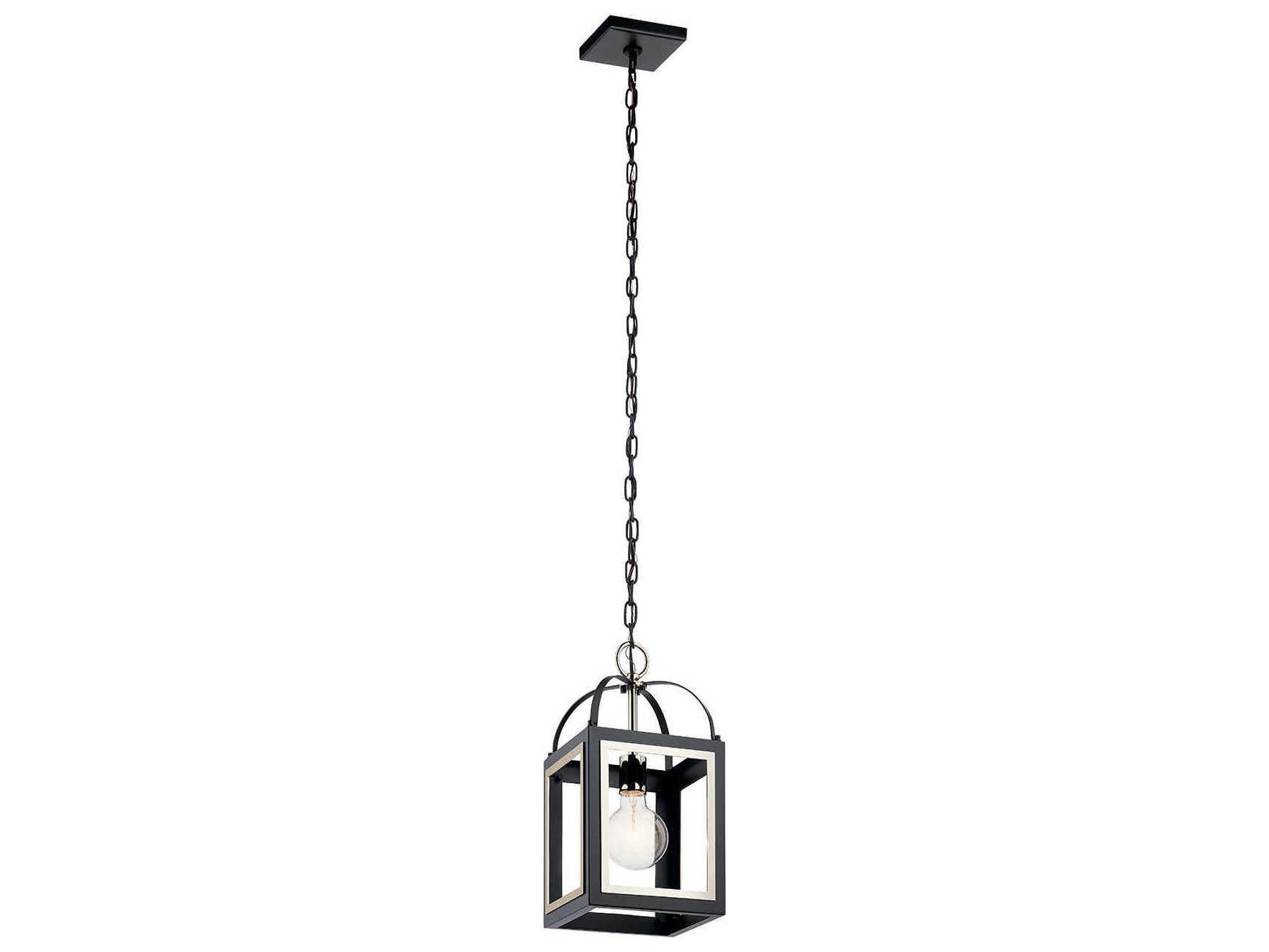 Kichler Vath 1-Light Black Mini Pendant