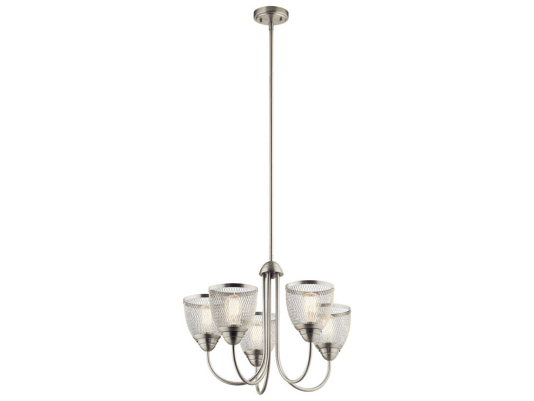 Kichler Voclain 5-Light Brushed Nickel Bell Chandelier