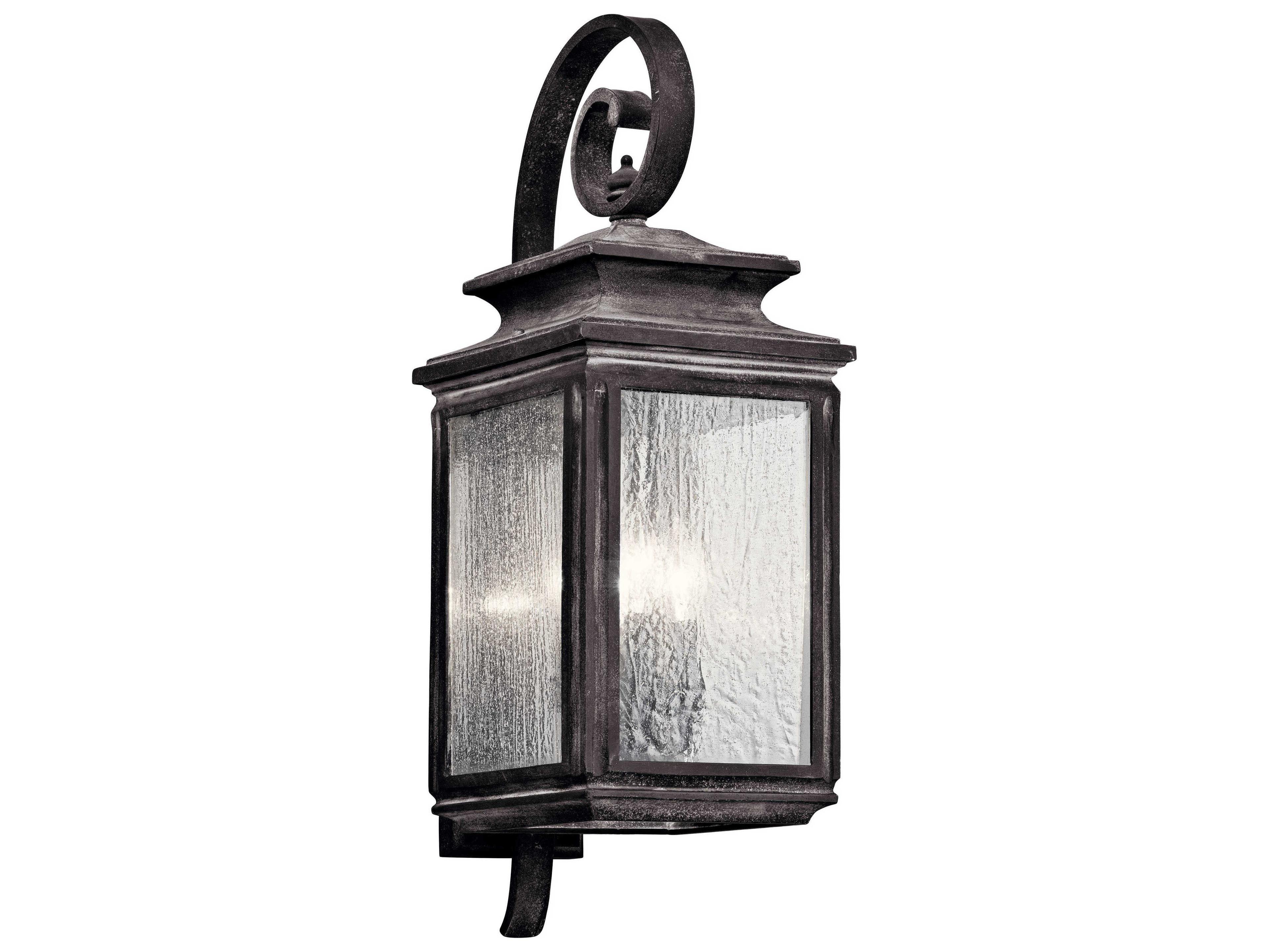 Kichler Wiscombe Park 4 - Light Glass Outdoor Wall Light