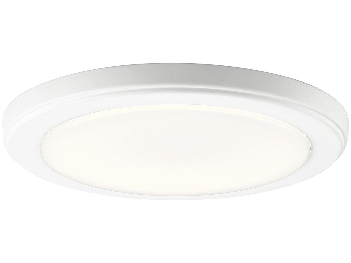 Kichler Zeo White LED Round Flush Mount