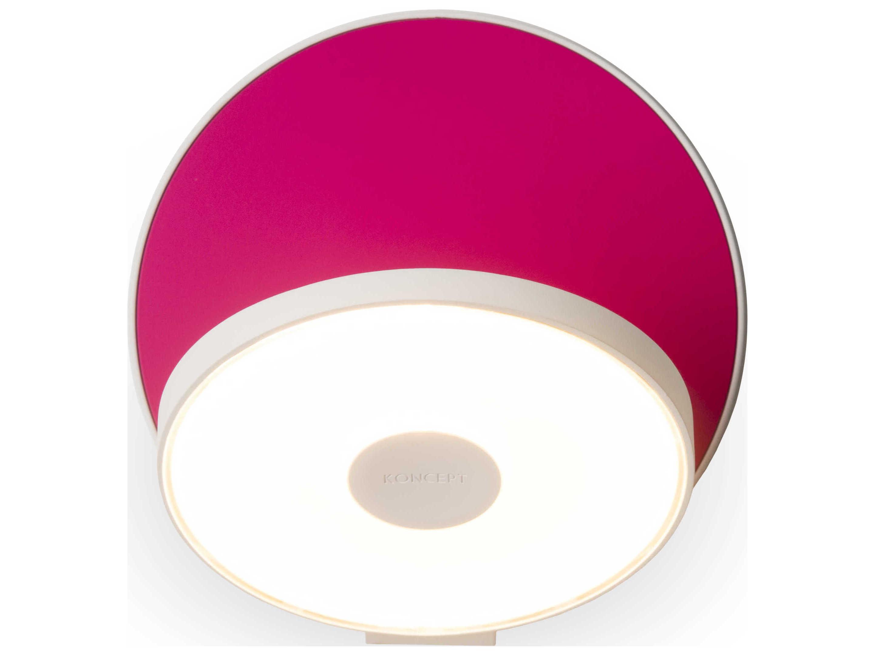 Koncept Gravy Matte Hot Pink LED Wall Sconce