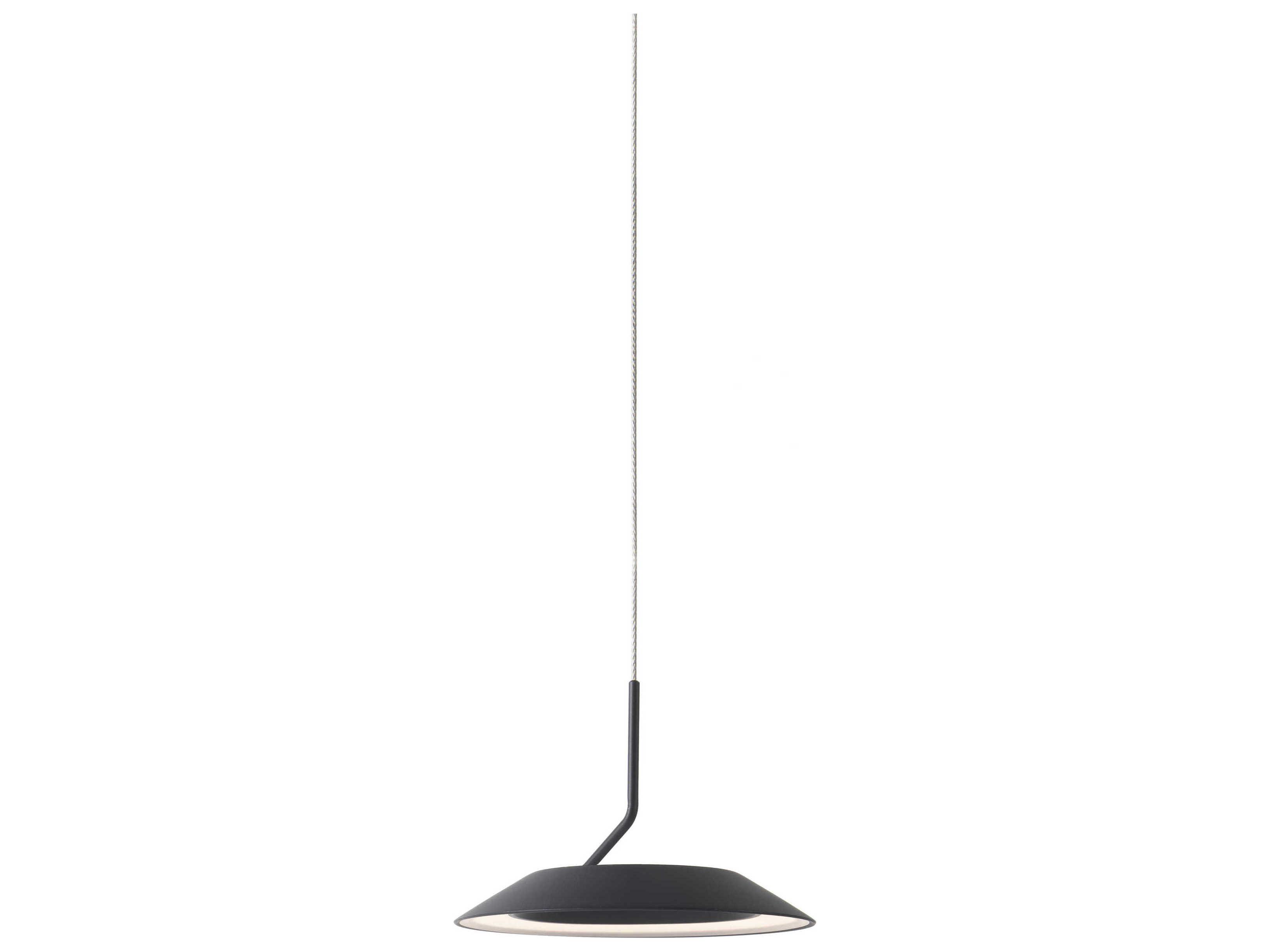 Koncept Royyo 1-Light Matte Black LED Round Mini Pendant
