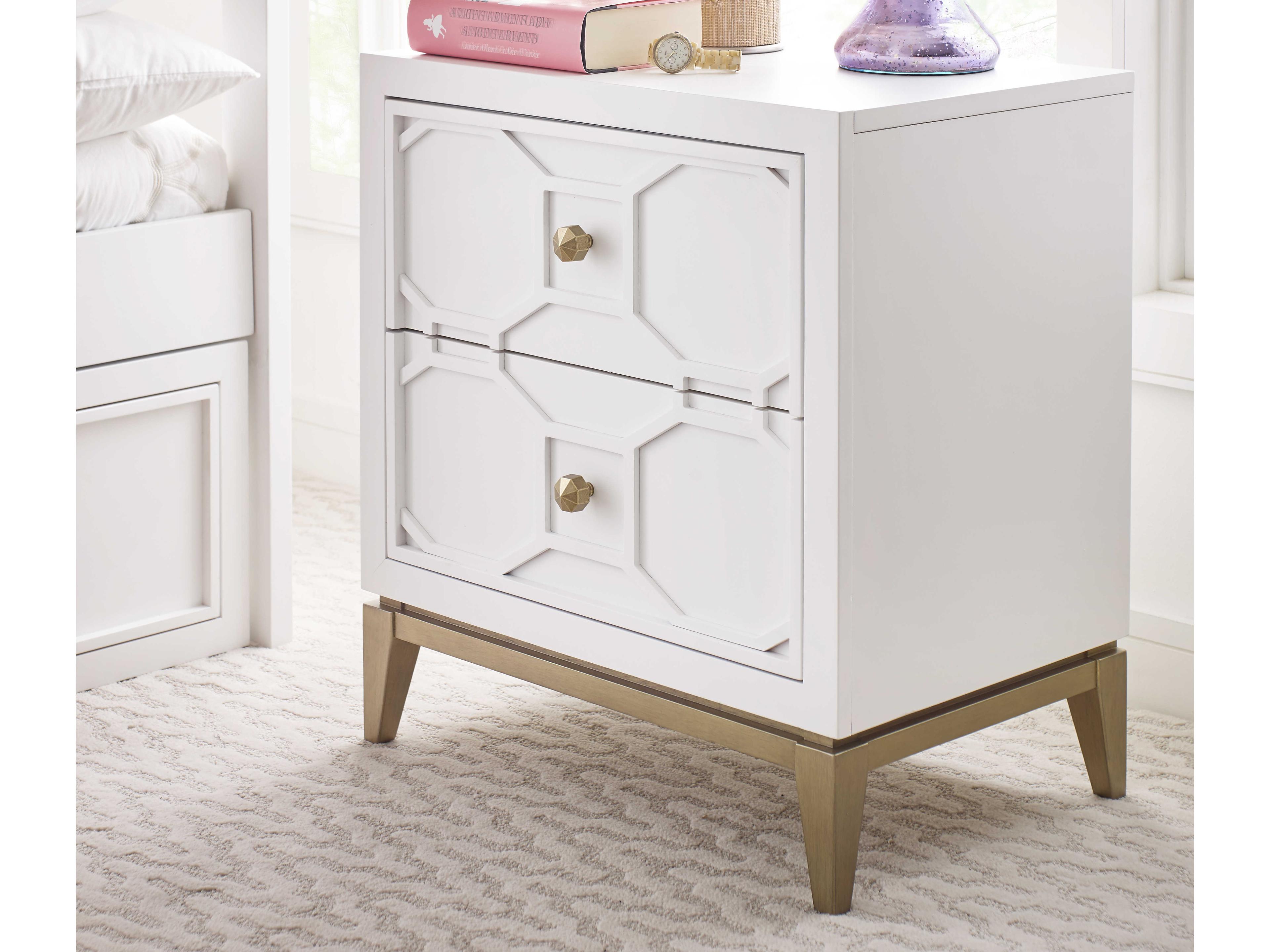 Legacy Classic Chelsea By Rachael Ray 2-Drawers Hardwood Nightstand