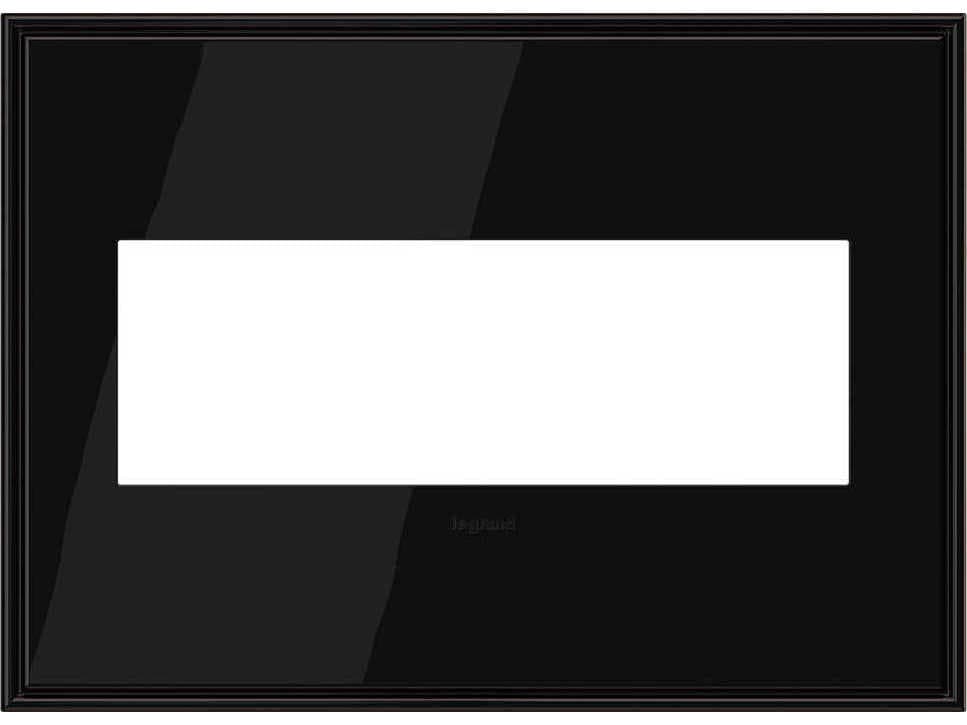 Legrand Cast Metals Black Nickel Three-Gang Wall Plate