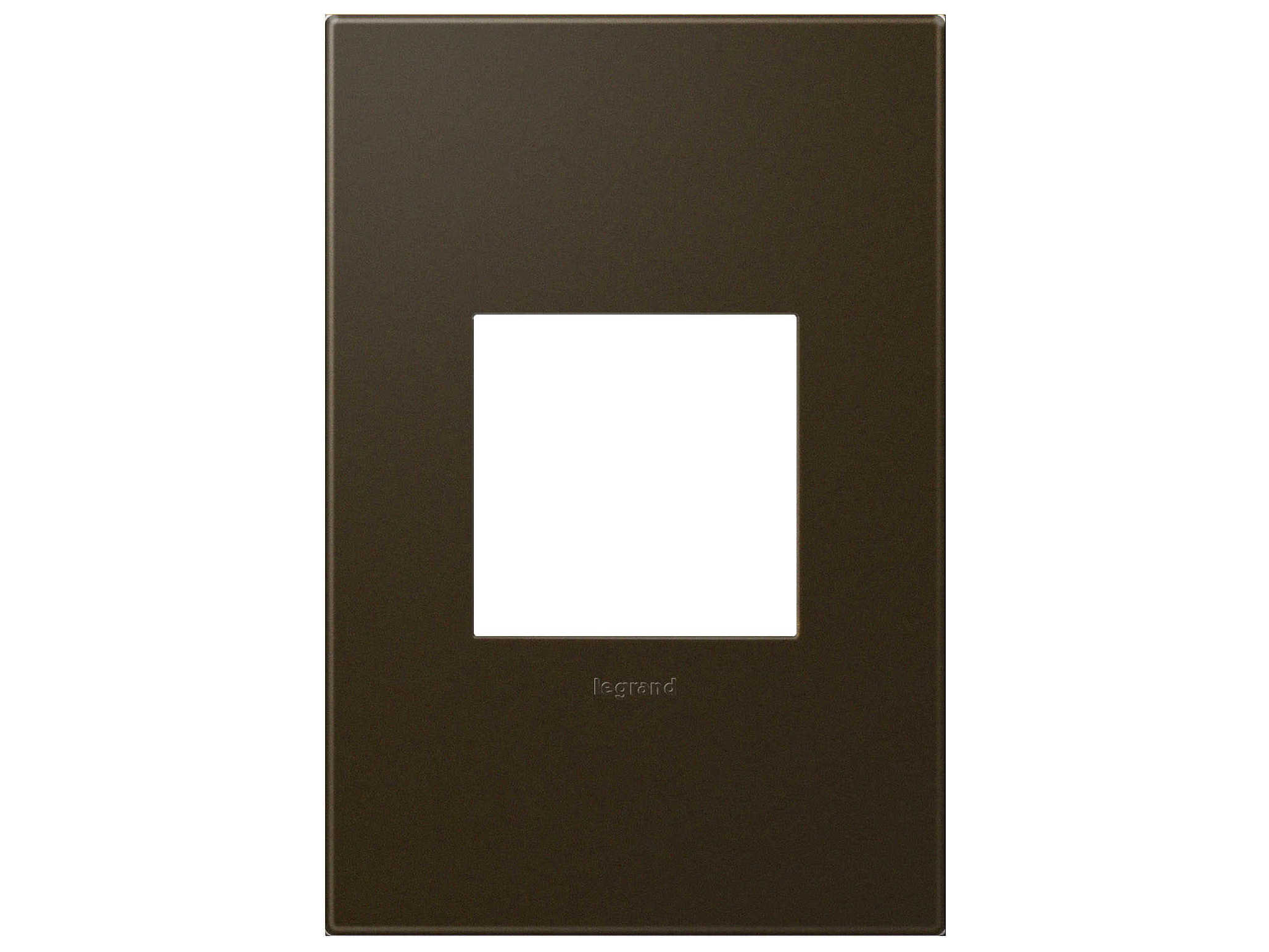 Legrand Plastics Bronze One-Gang Wall Plate