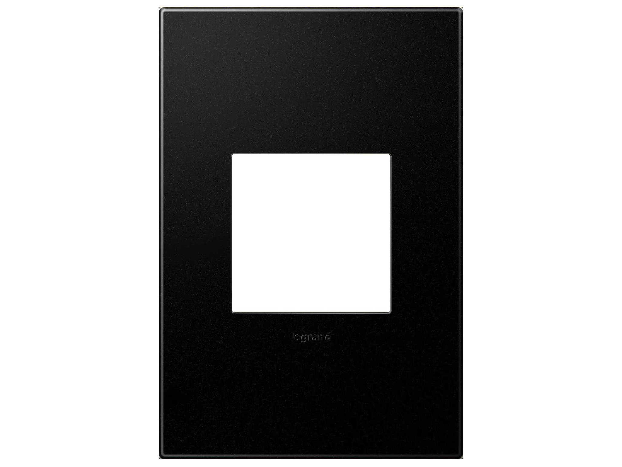 Legrand Plastics Graphite One-Gang Wall Plate