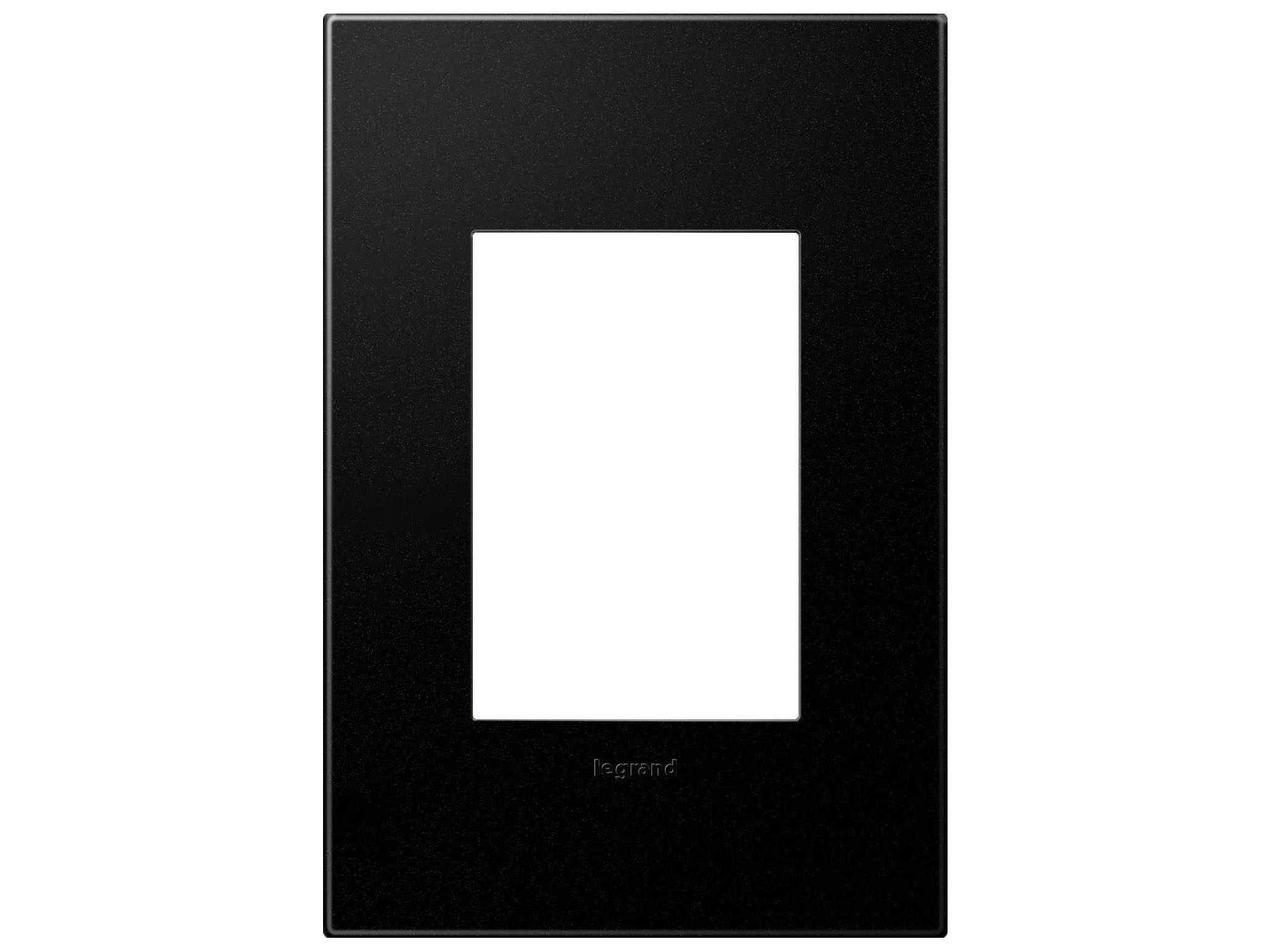 Legrand Plastics Graphite One Gang and Wall Plate