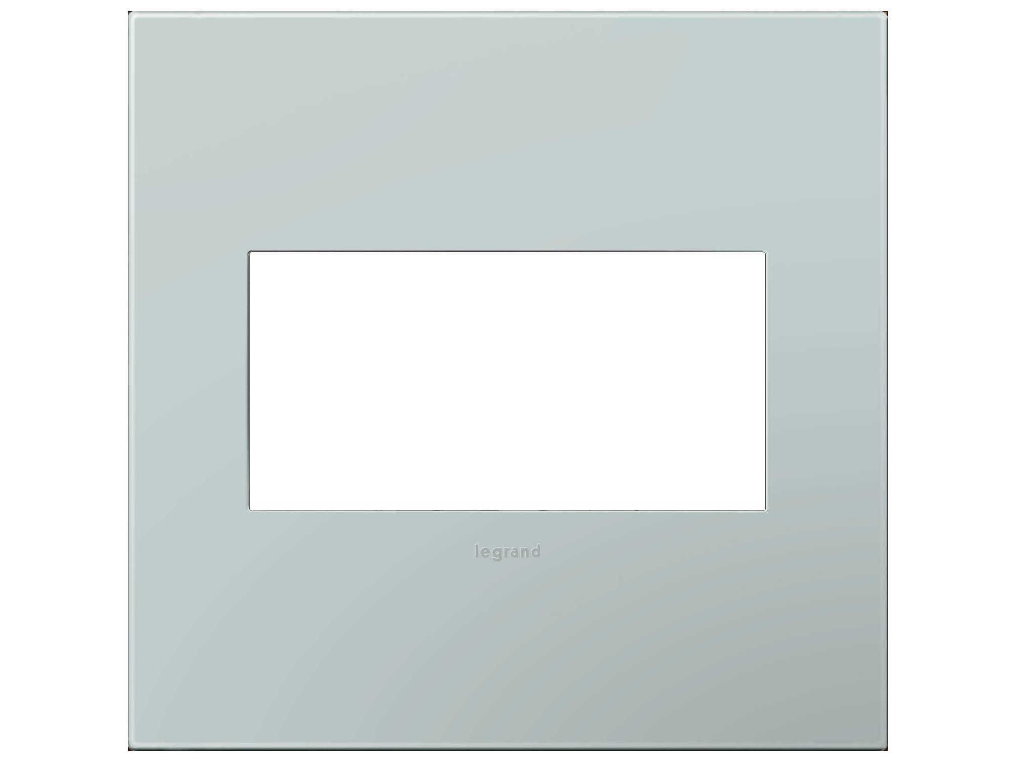 Legrand Plastics Pale Blue Two-Gang Wall Plate