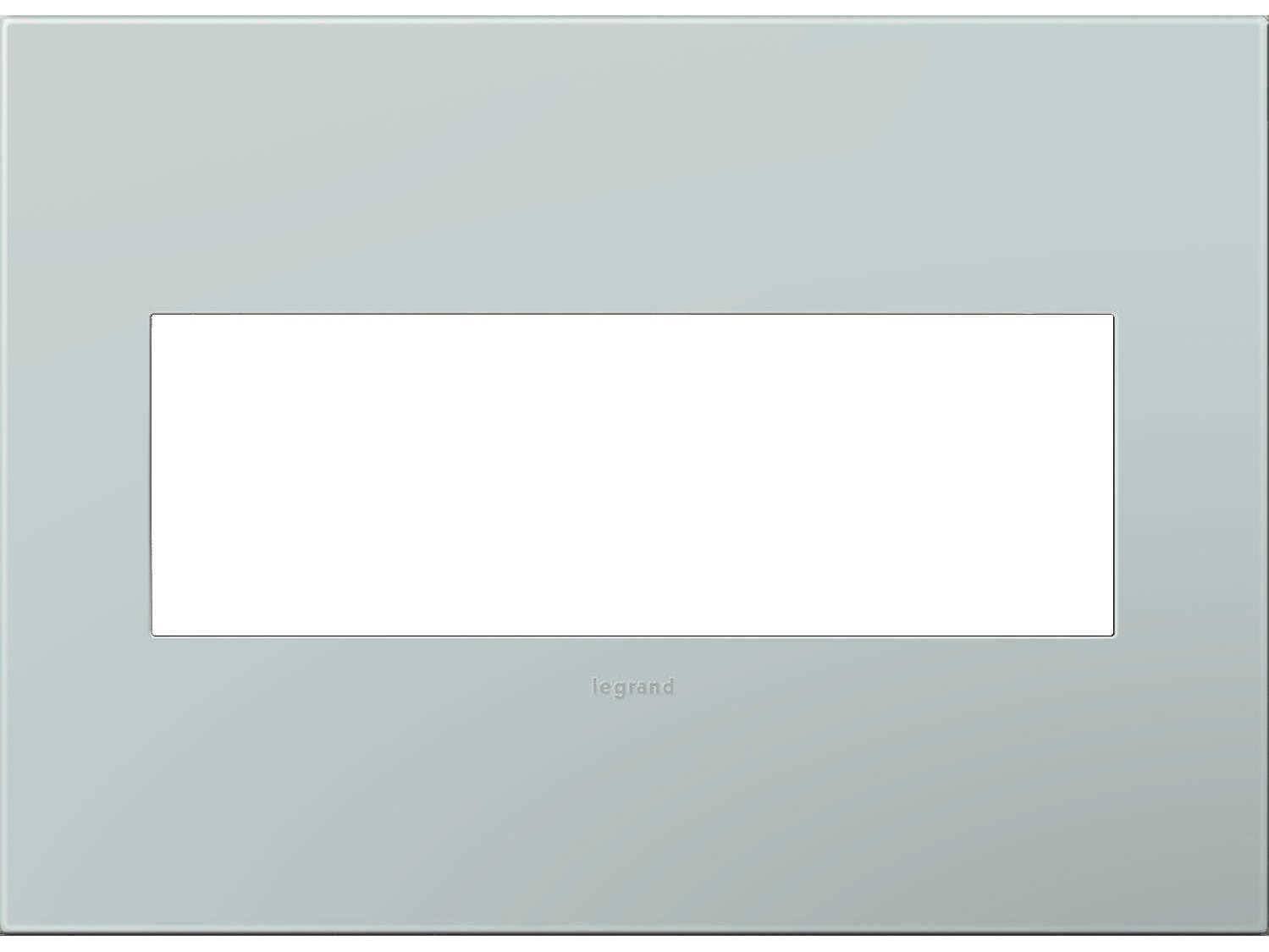 Legrand Plastics Pale Blue Three-Gang Wall Plate