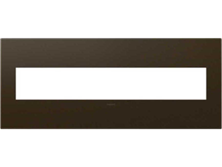 Legrand Plastics Bronze Six-Gang Wall Plate