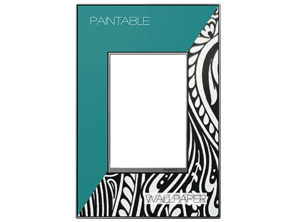 Legrand Real Materials Custom One-Gang and Wall Plate with Magnesium Trim