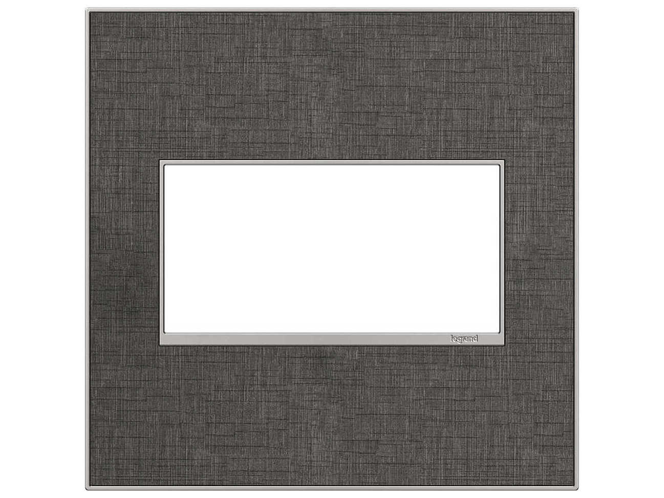 Legrand Real Materials Slate Linen Two-Gang Wall Plate