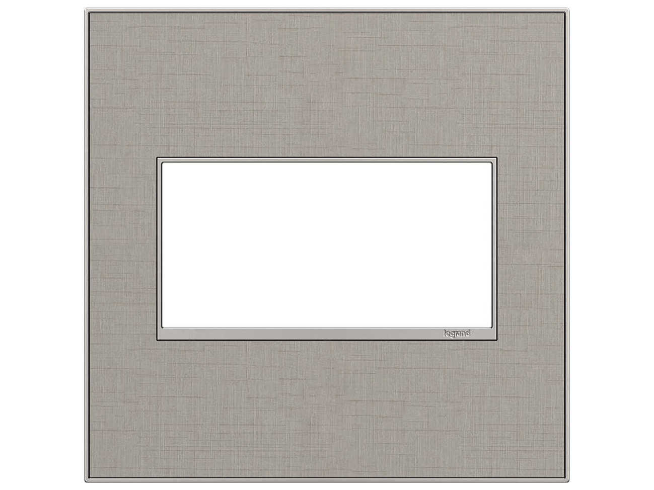 Legrand Real Materials True Linen Two-Gang Wall Plate