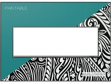 Legrand Real Materials Custom Three-Gang Wall Plate with Magnesium Trim