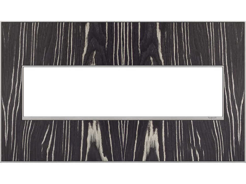 Legrand Real Materials Macassar Four-Gang Wall Plate