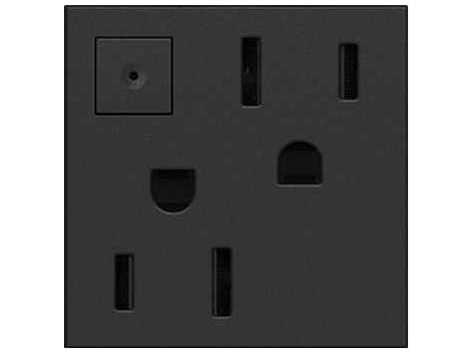 Legrand Outlets Graphite 15A Energy-Saving On/Off Outlet