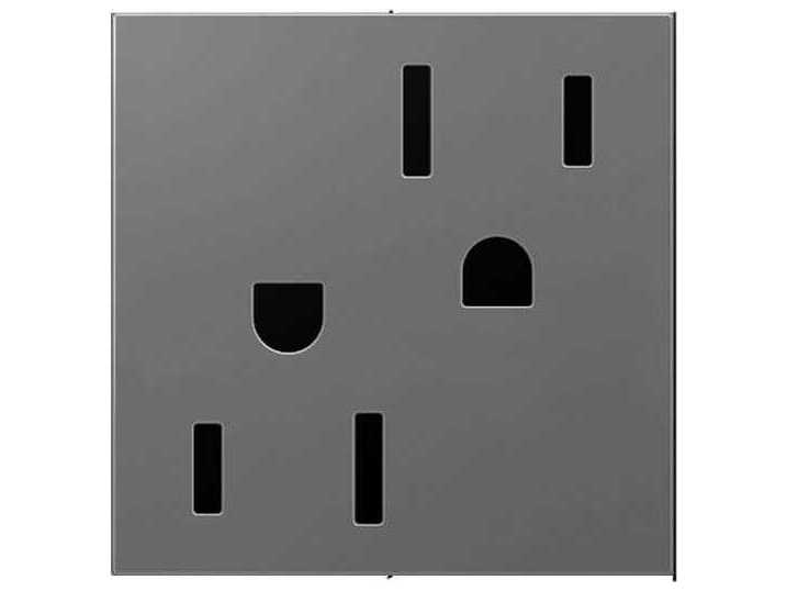 Legrand Outlets Magnesium 15A Tamper-Resistant Outlet