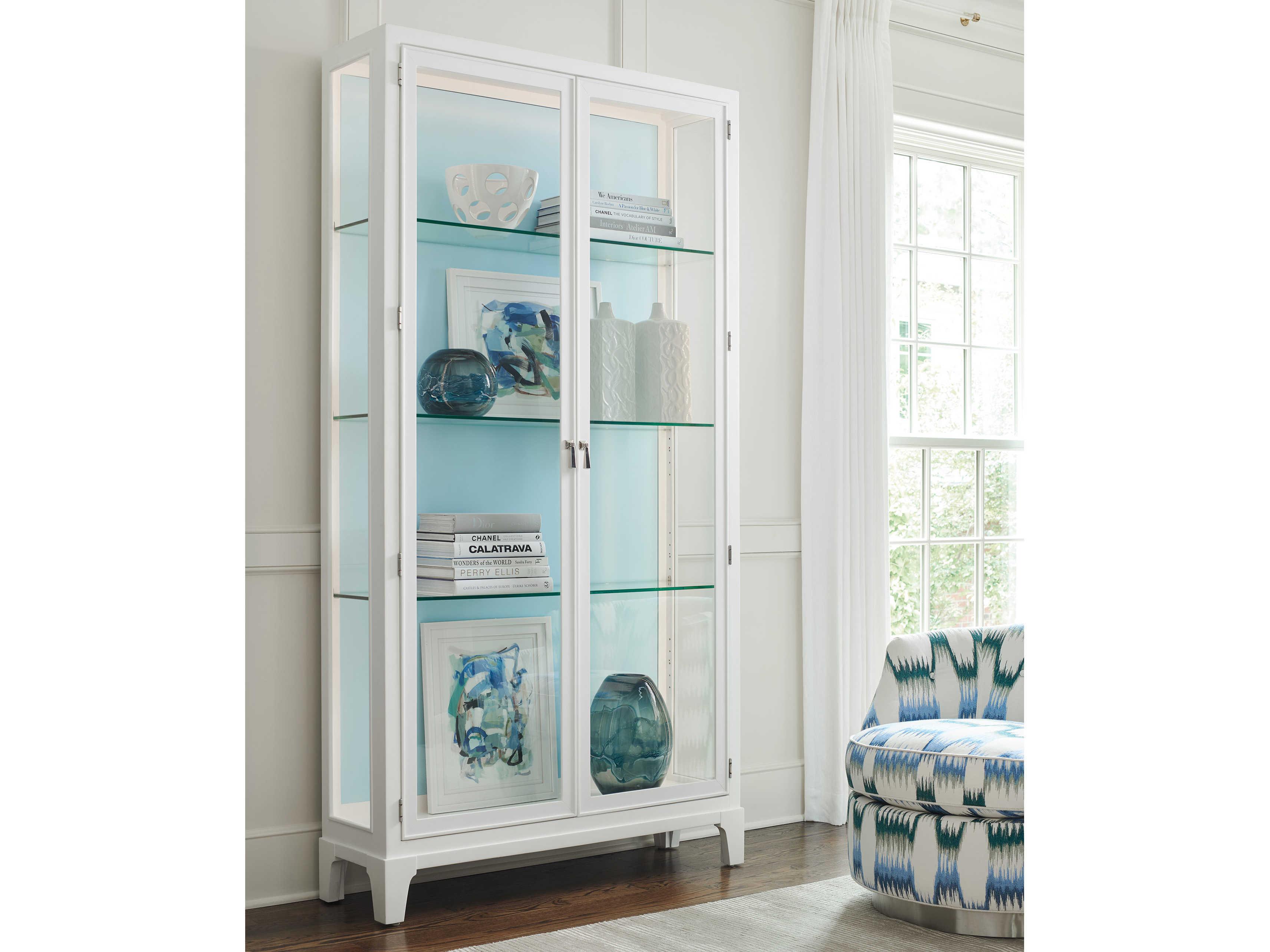 Lexington Avondale Maple Wood Display Cabinet