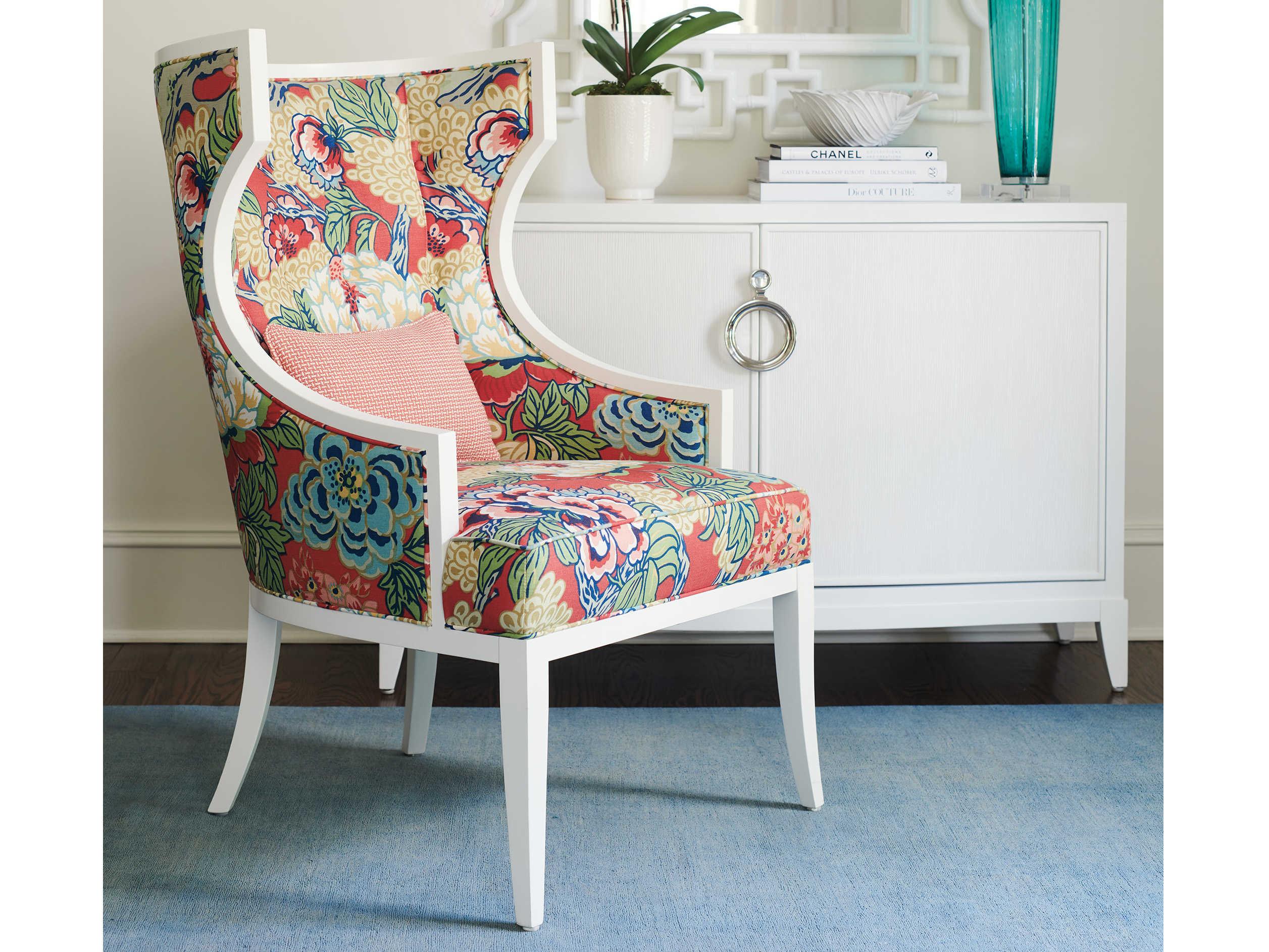 Lexington Avondale Pink Fabric Accent Chair