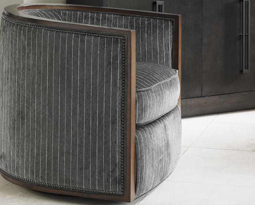 Lexington Carrera Swivel Fabric Accent Chair