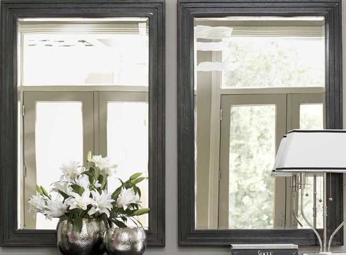 Lexington Carrera Carbon Gray Wall Mirror