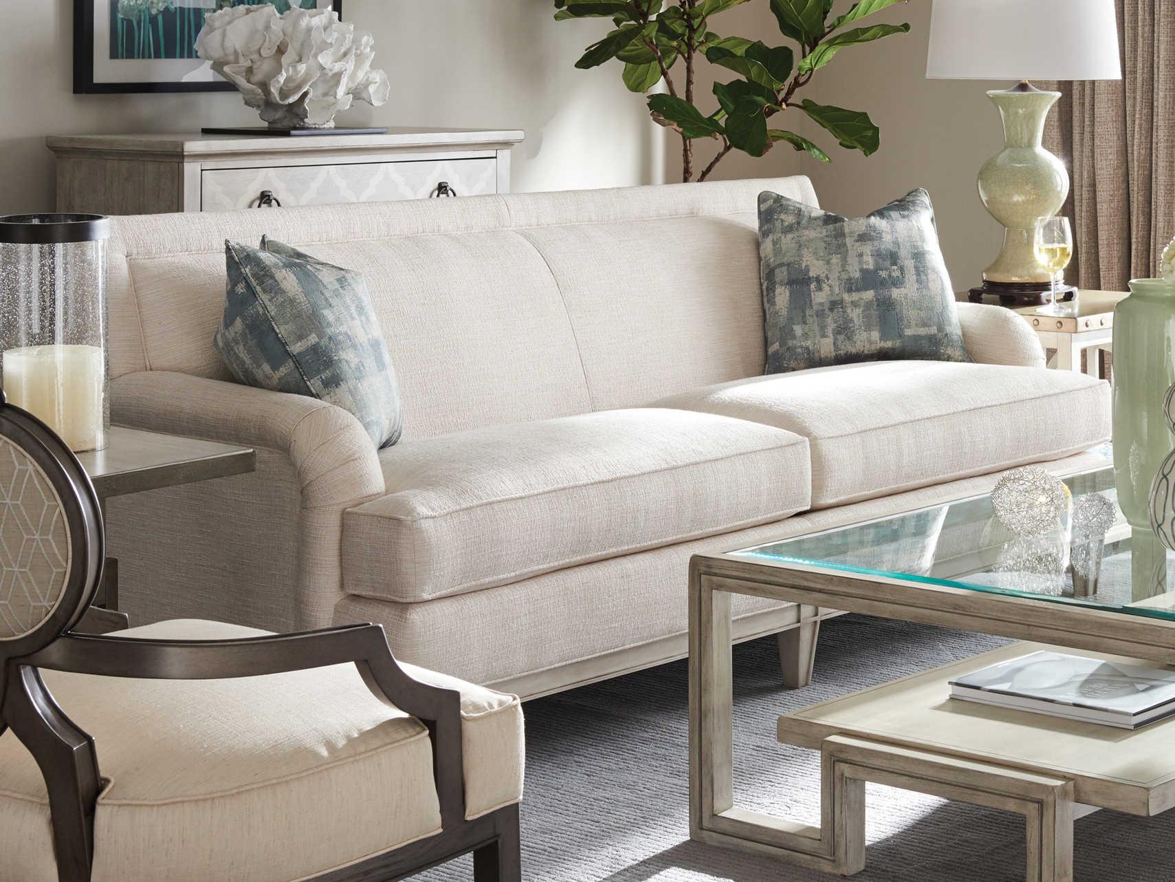 Lexington Kensington Place Millstone White Upholstered Sofa