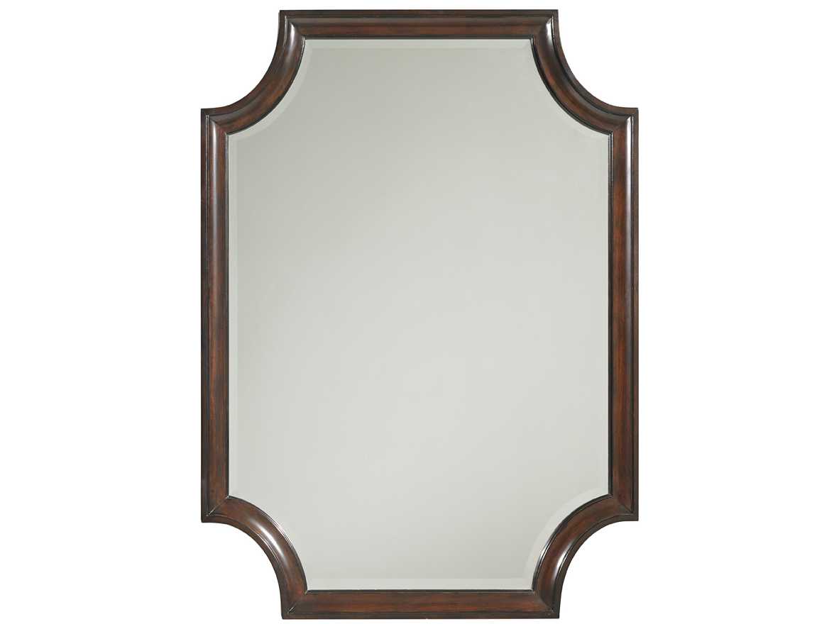 Lexington Kensington Place Oxford Brown Wall Mirror
