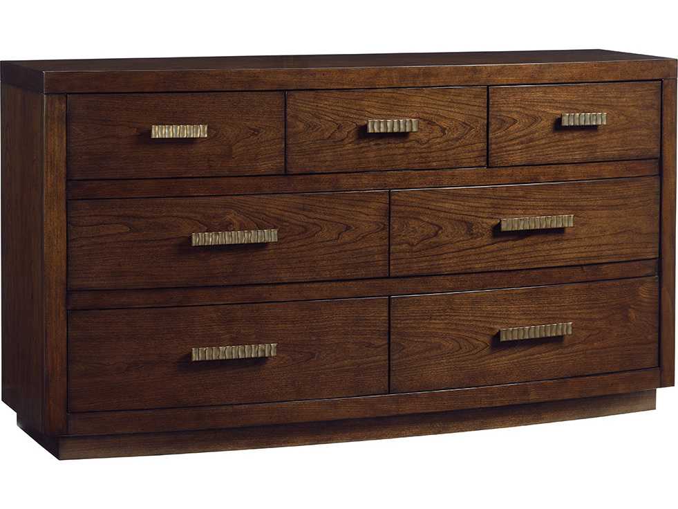 Lexington Laurel Canyon Radcliffe 7-Drawers Brown Solid Wood Double Dresser
