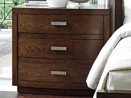 Lexington Laurel Canyon 3-Drawers Brown Solid Wood Nightstand