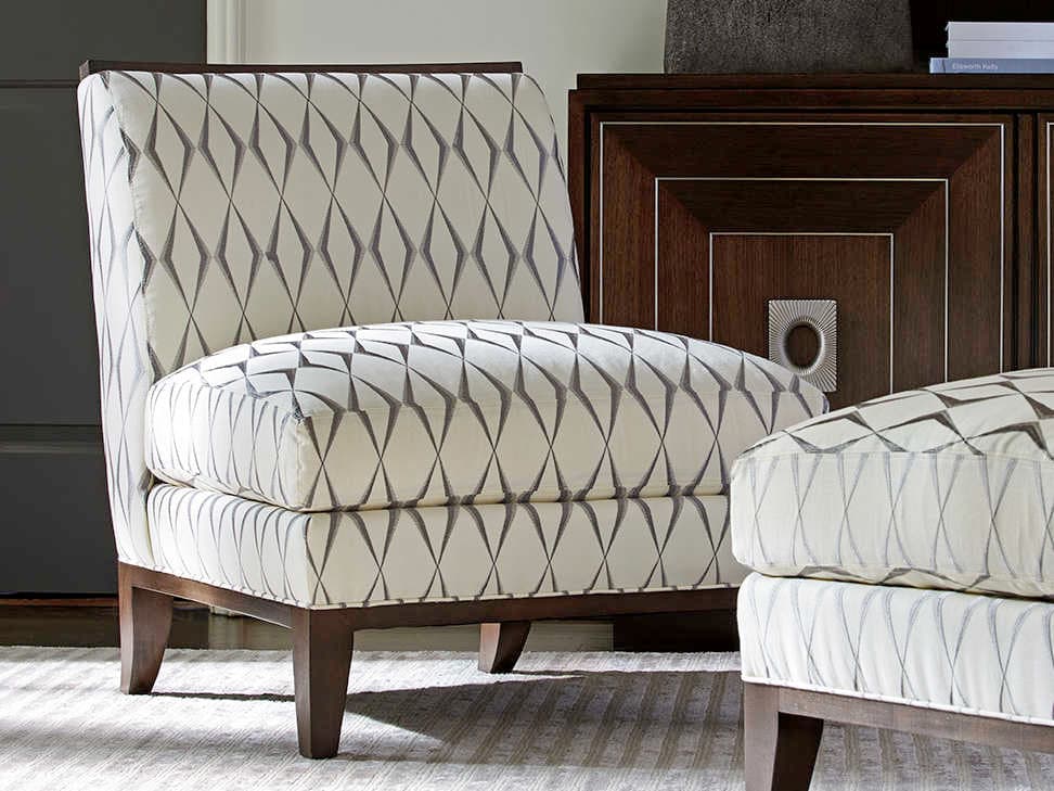 Lexington Macarthur Park Beige Fabric Accent Chair