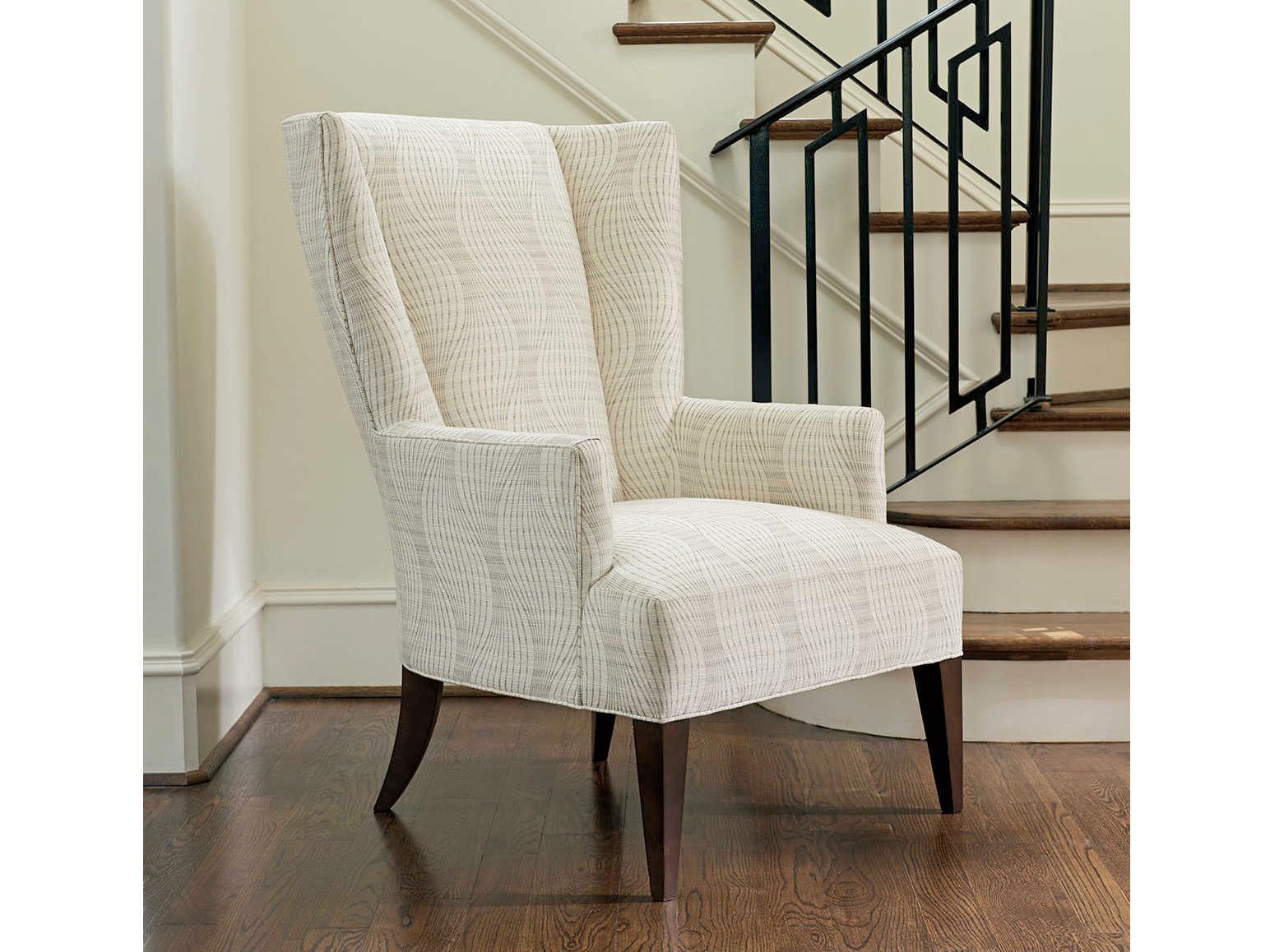 Lexington Macarthur Park White Fabric Accent Chair