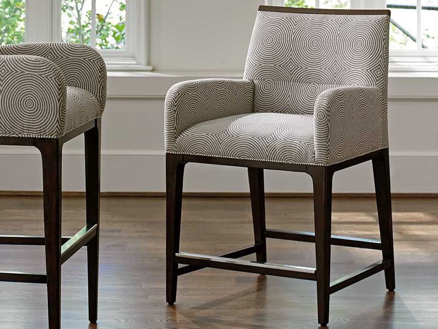 Lexington Macarthur Park Upholstered Solid Wood Counter Stool