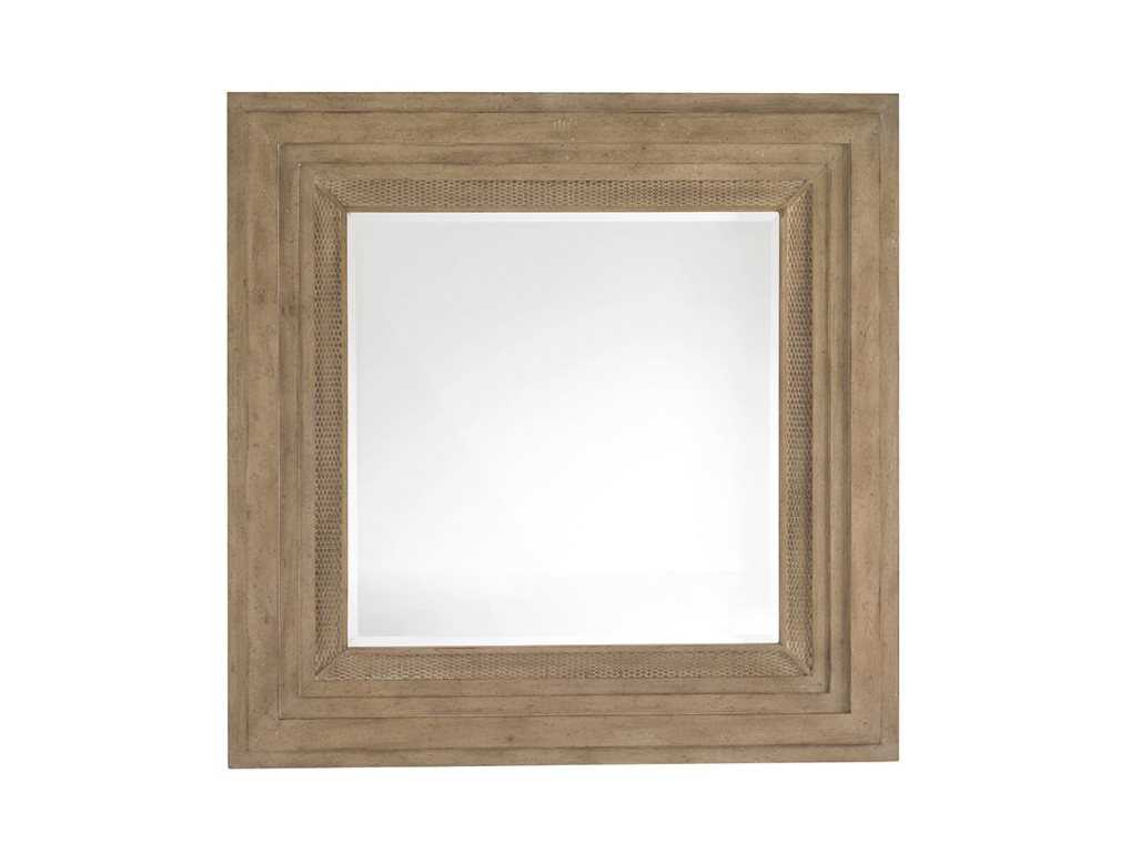 Lexington Monterey Sands Sandy Brown Cambria Square Wall Mirror