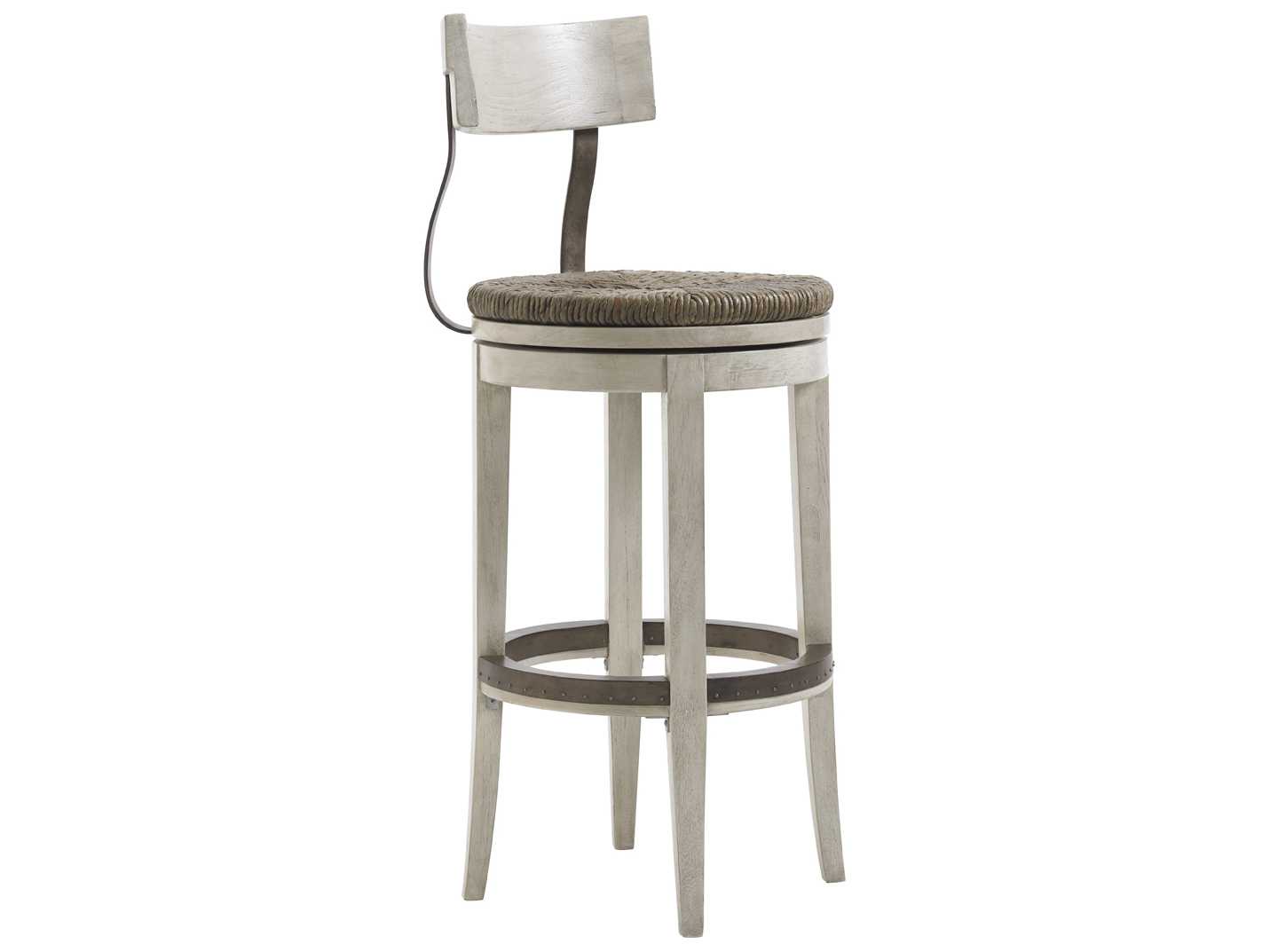 Lexington Oyster Bay Swivel Solid Wood Bar Stool
