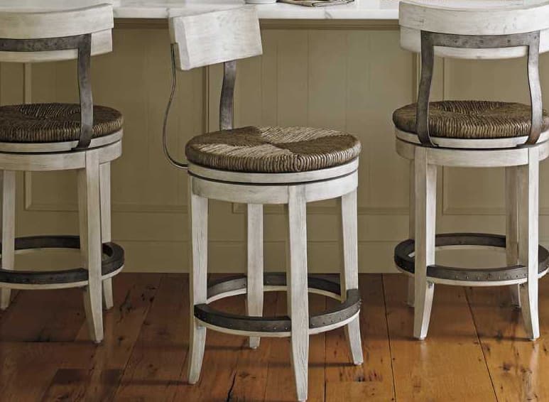 Lexington Oyster Bay Swivel Solid Wood Counter Stool