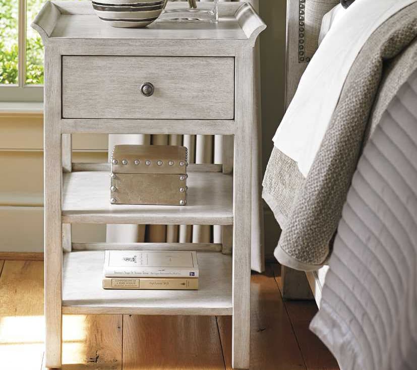 Lexington Oyster Bay 1-Drawer White Solid Wood Nightstand