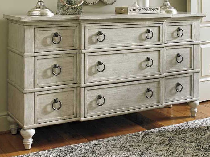 Lexington Oyster Bay 9-Drawers White Solid Wood Dresser