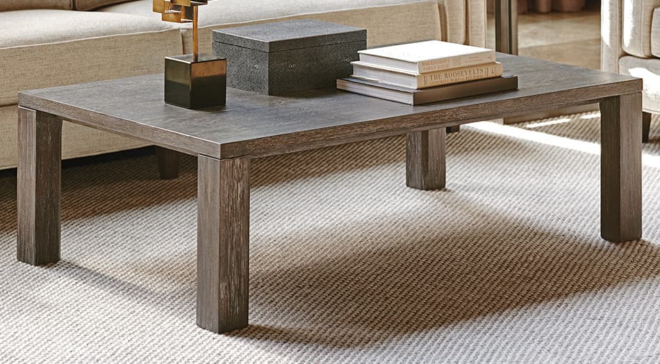 Lexington Santana Rectangular Wood Cerused Coffee Table