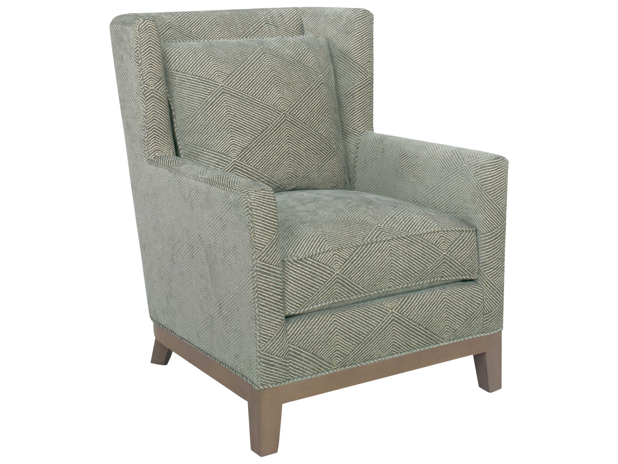 Lexington Shadow Play Gray Fabric Accent Chair