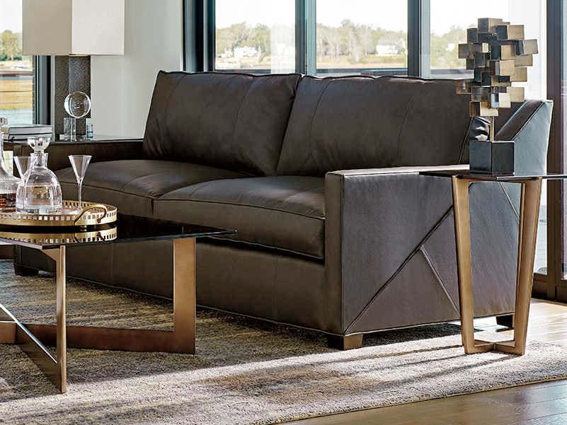 Lexington Leather Midtown Brown Upholstered Sofa