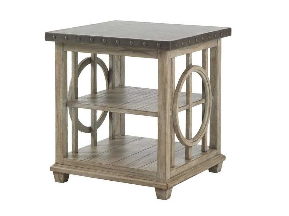 Lexington Twilight Bay Square Metal End Table