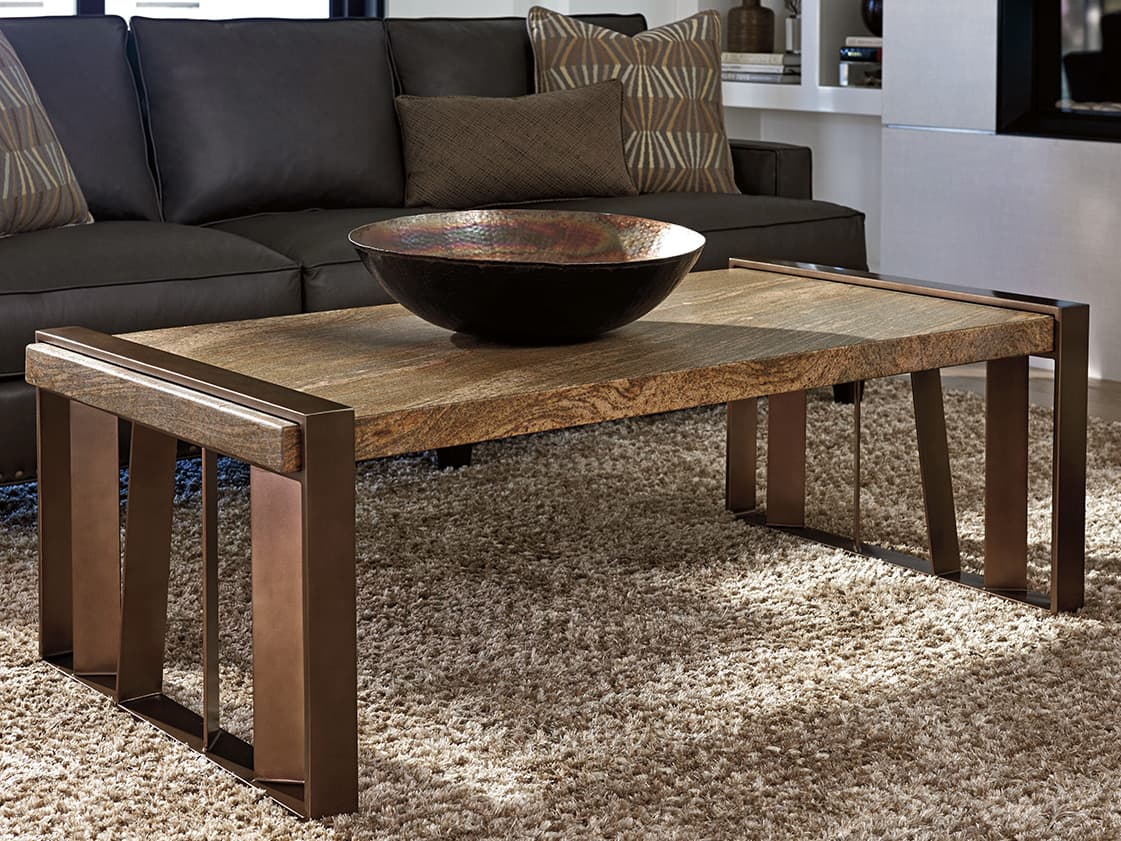 Lexington Zavala Rectangular Granite Umbria Coffee Table