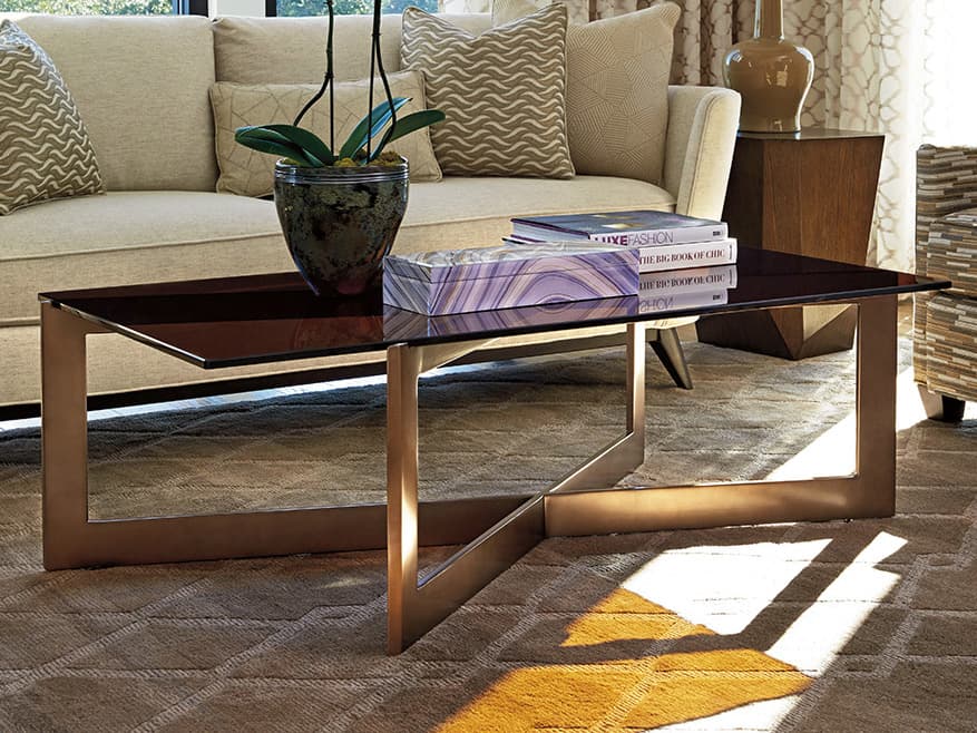 Lexington Zavala Rectangular Glass Umbria Coffee Table