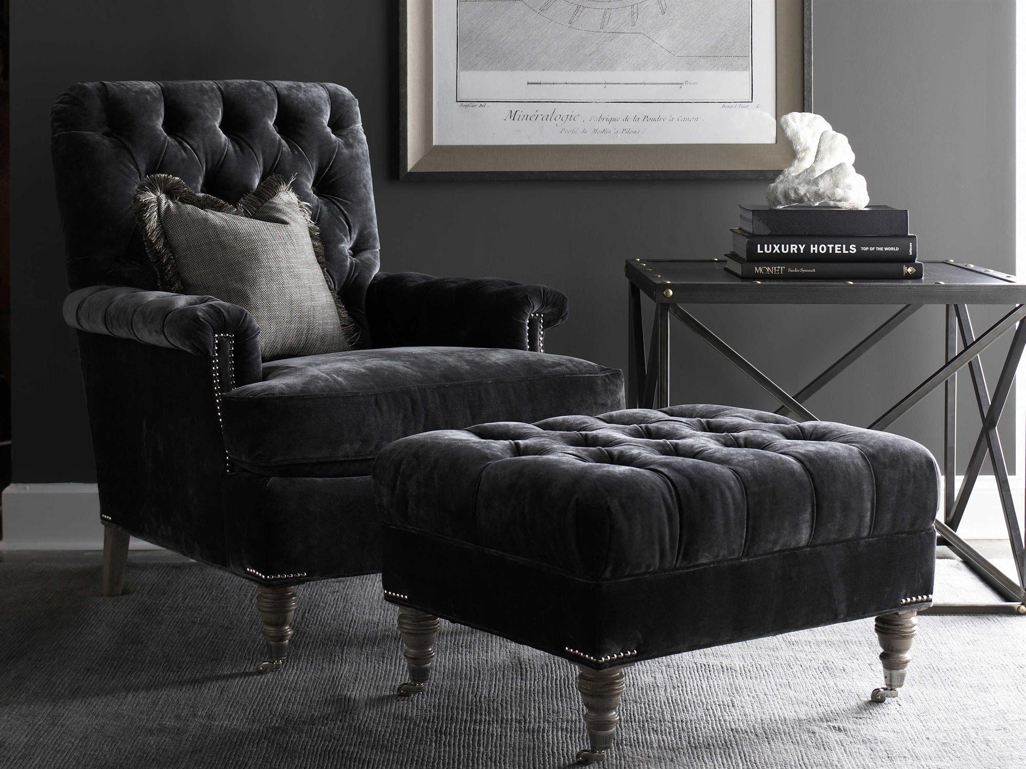 Lillian August Upholstery Chair and Ottoman Set