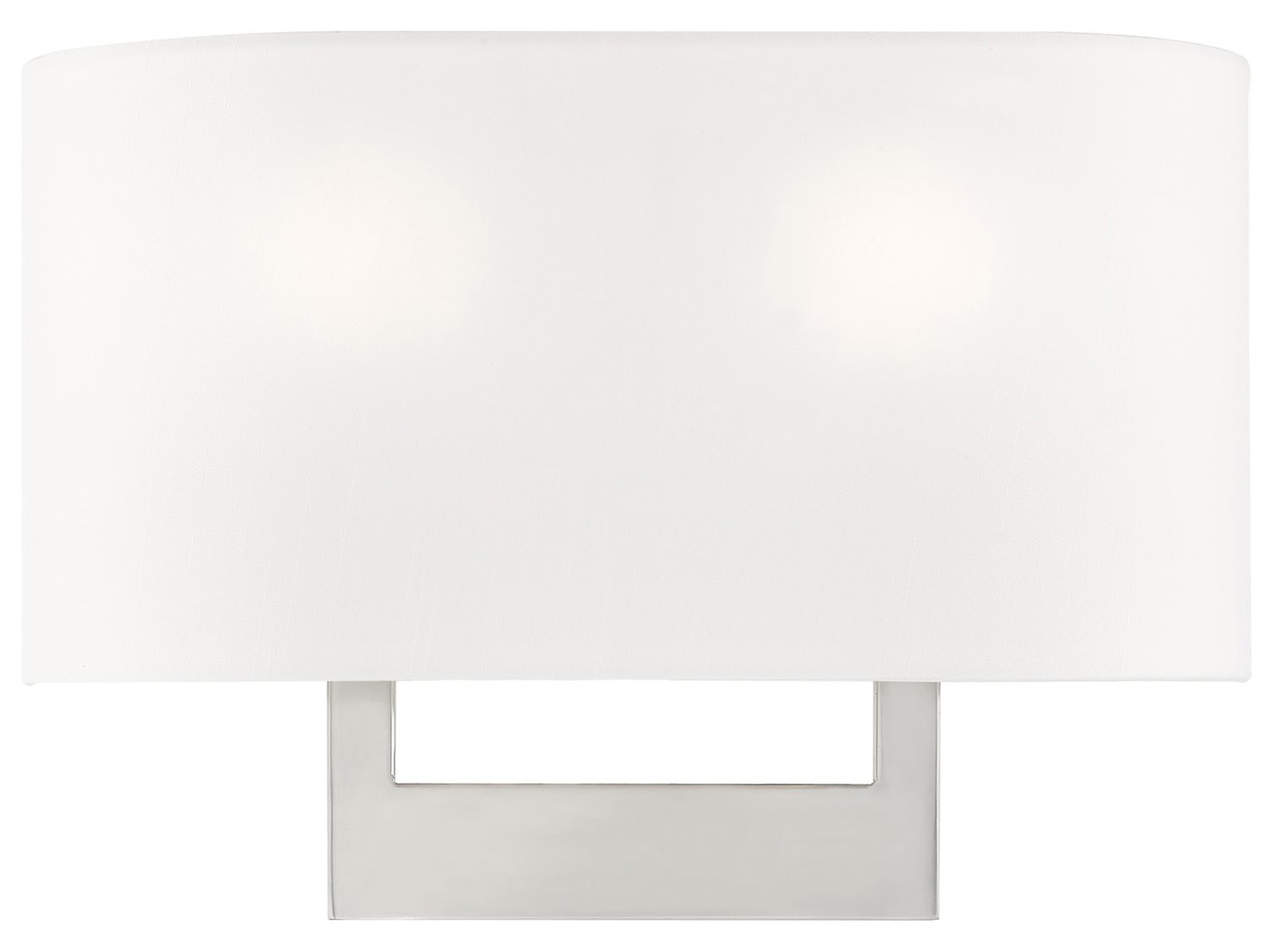 Livex Lighting Hayworth 2-Light Brushed Nickel Wall Sconce
