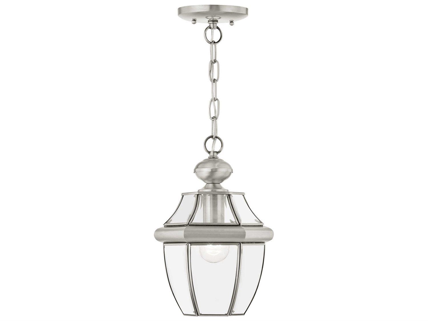 Livex Lighting Monterey Brushed Nickel Outdoor Hanging Light