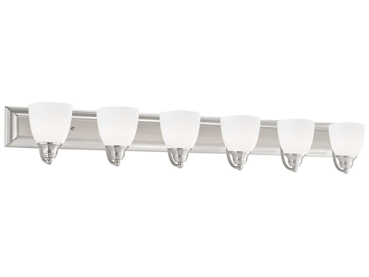 Livex Lighting Springfield 6-Light Brushed Nickel Vanity Light