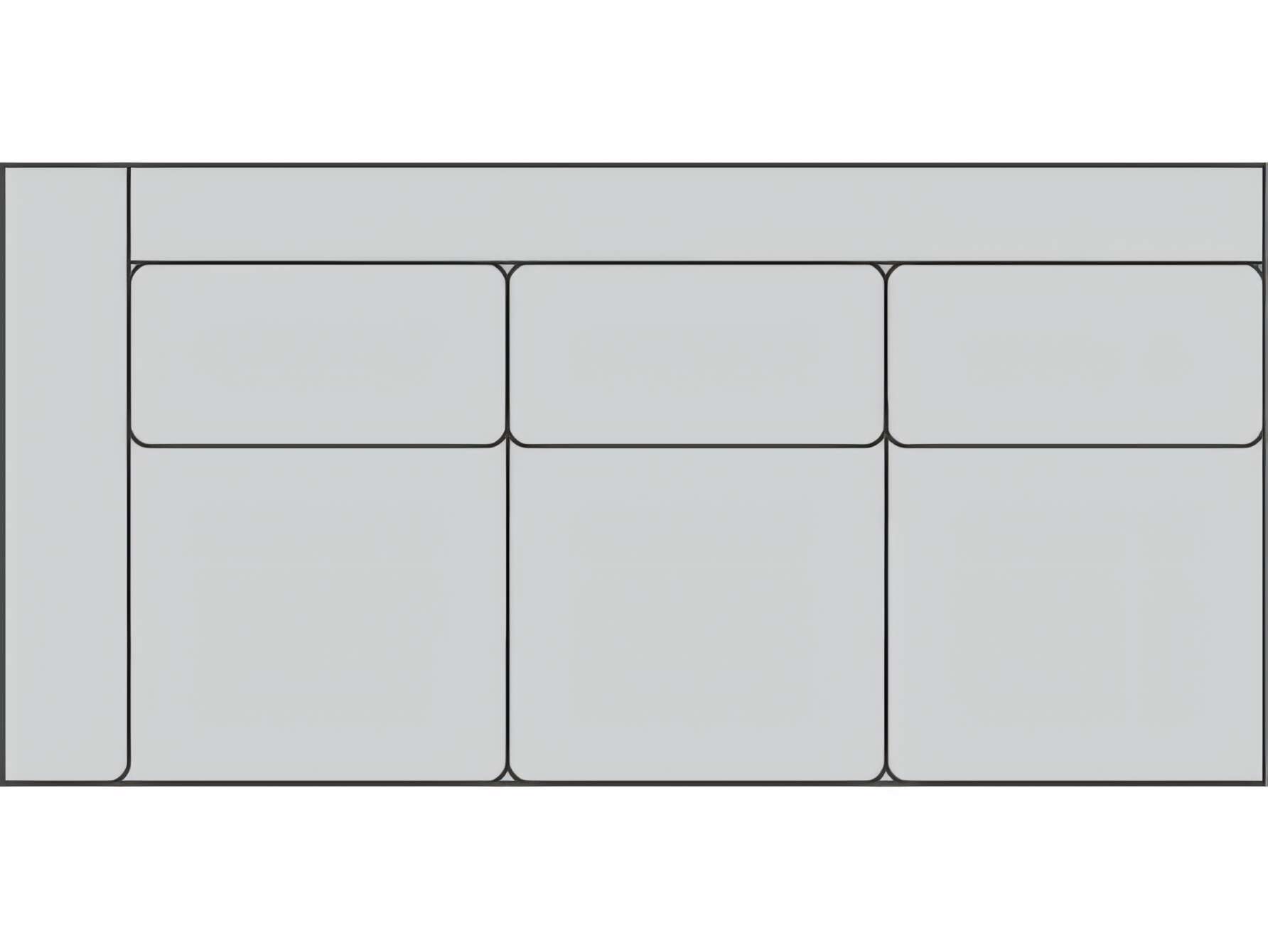 Lillian August Lange  Left Arm Sofa