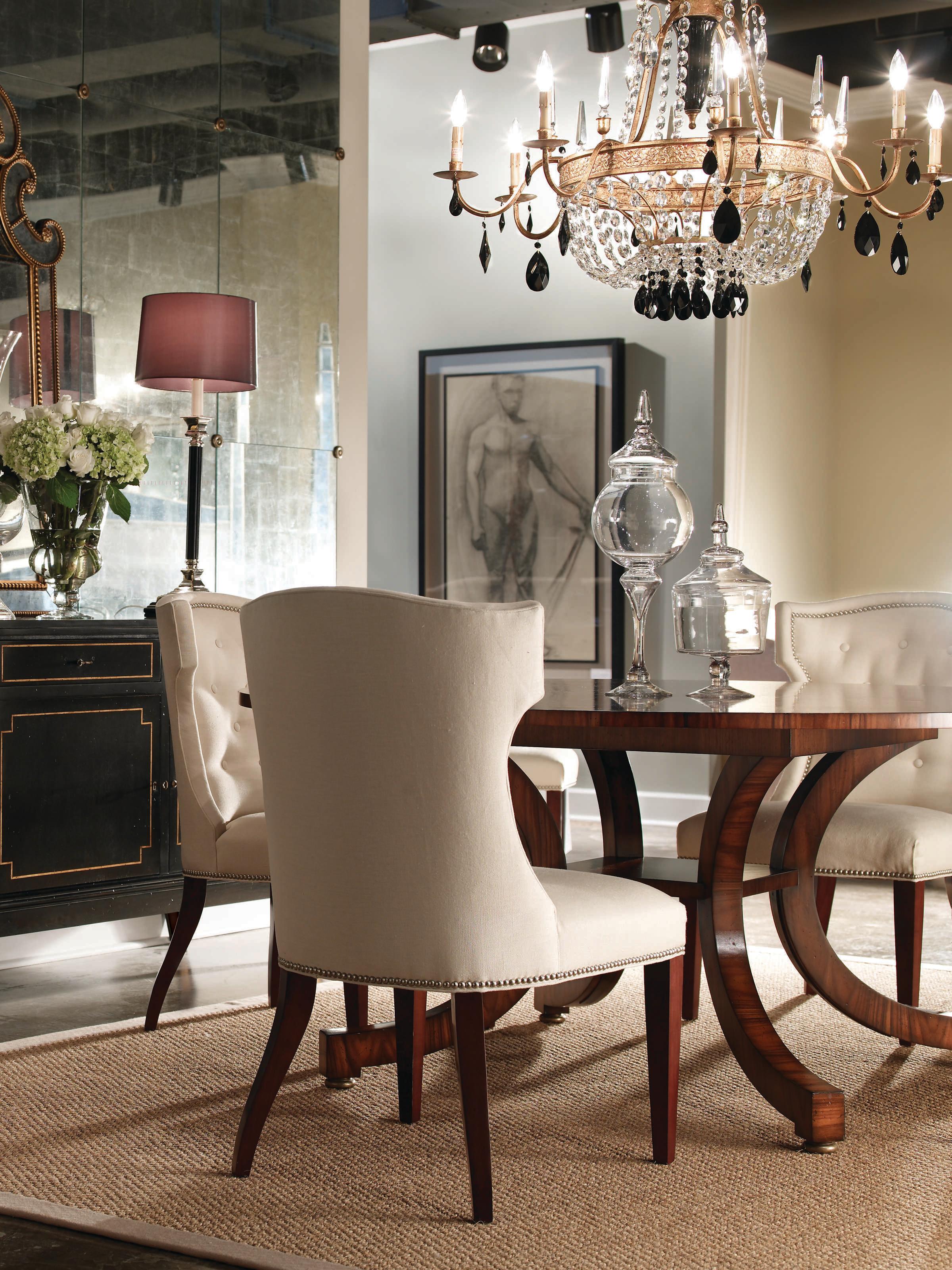 Lillian August Classics Portman Round Rosewood Dining Table